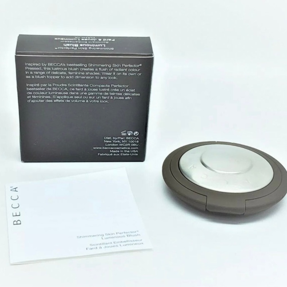 BECCA SHIMMERING SKIN PERFECTOR LUMINOUS BLUSH & Glow Gloss both in Dahlia NEW. - Picture 7 of 13